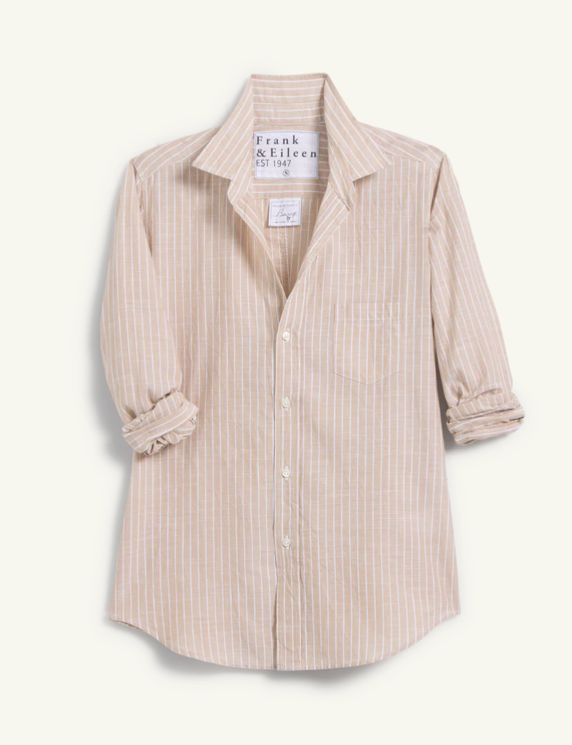 Top Frank & Eileen Barry Stripe Cotton Button Down Shirt