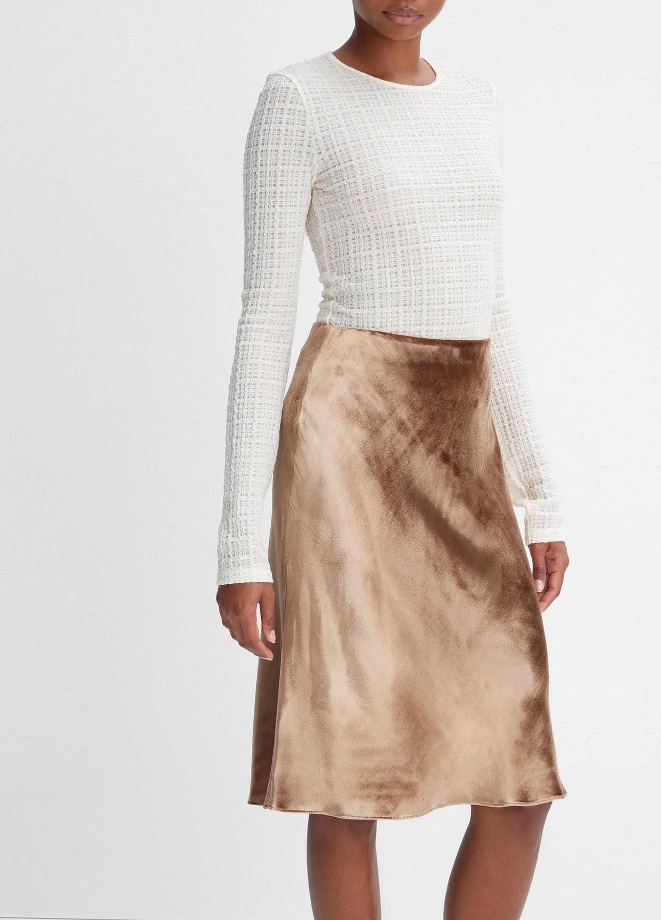 Textured Slip Skirt