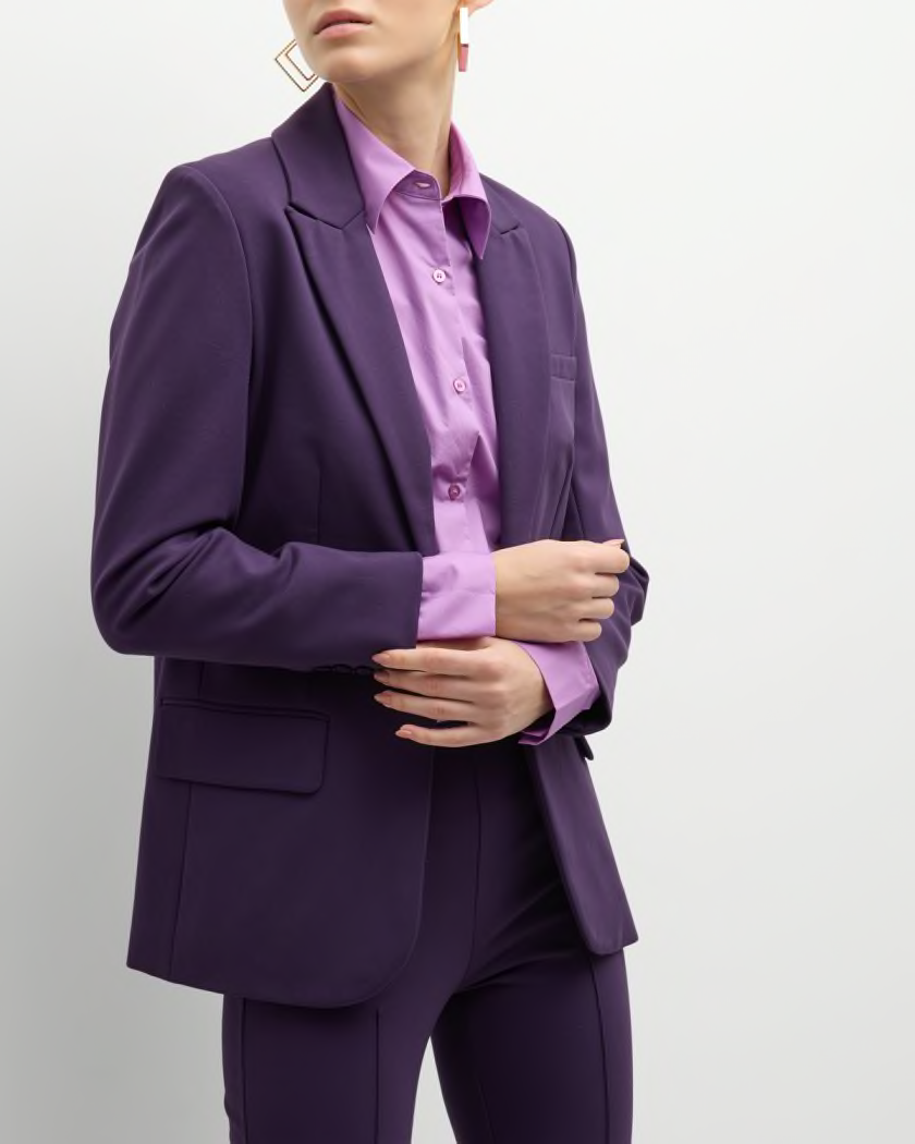 Grape, Single Breasted Suit Jacket